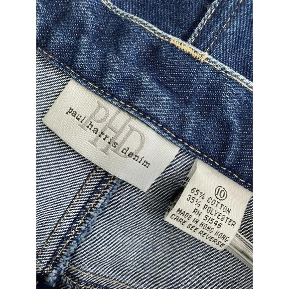 Paul Harris Design PHD women Denim Skirt Size 10 - Picture 5 of 6